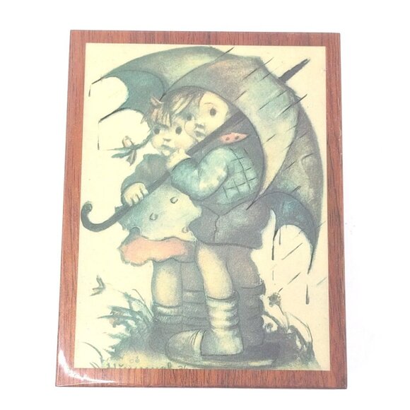 House of Goebel Wooden Jewelry Music Box,  Made In Italy M I Hummel Nice Inlay - Picture 1 of 7